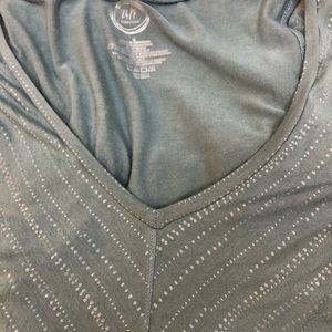 Blue Gray Tunic Tank Plus size